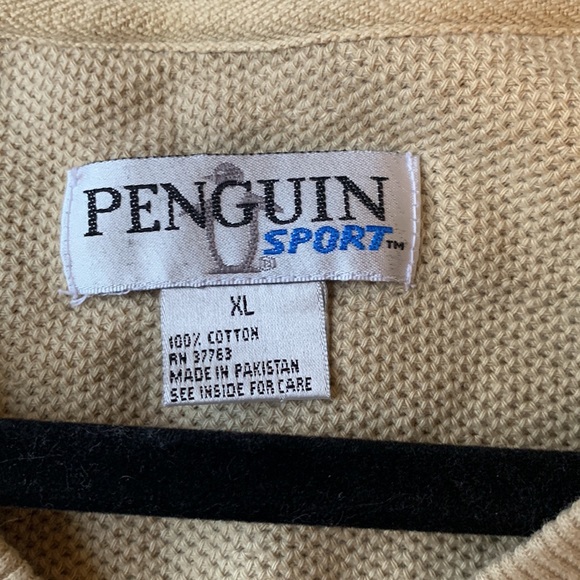 Tan Penguin Sweater Vest - Picture 2 of 2
